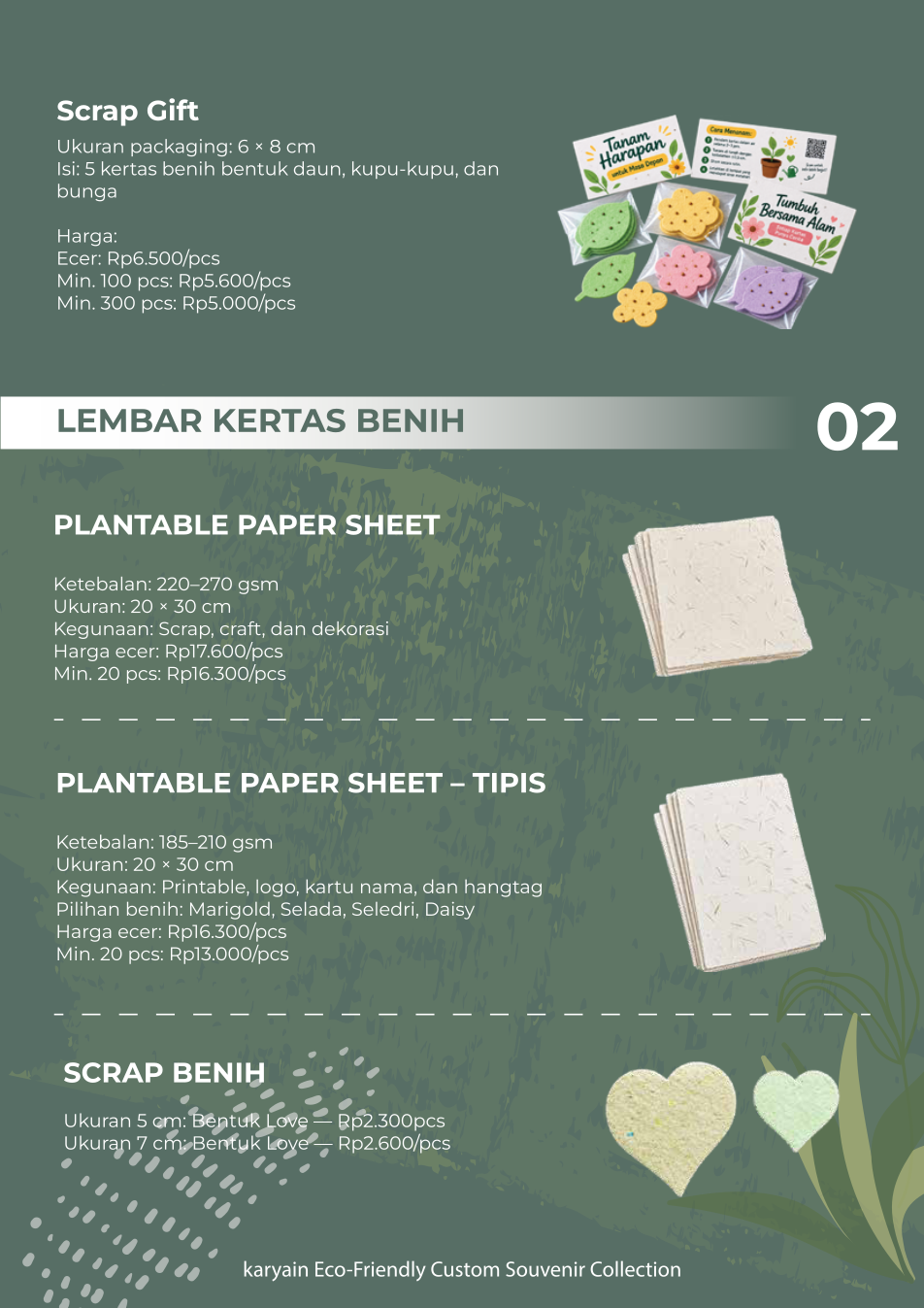 Kartu Ucapan Plantable